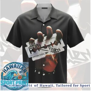 Judas Priest British Steel Heavy Metal Rock Band Hawaiian Shirt
