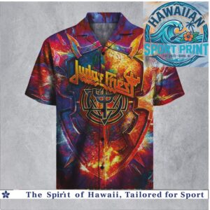Judas Priest Invincible Shield Heavy Metal Rock Band Hawaiian Shirt