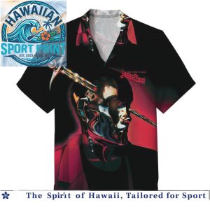 Judas Priest Stained Class Album Cover Art Hawaiian Shirt