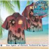 Brisbane Broncos Football Team Sunset Palm Tree Hawaiian Shirt Brisbane Broncos Football Team Sunset Palm Tree Hawaiian Shirt