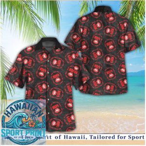 KISS Rock And Roll All Nite Red Lips Pattern Hawaiian Shirt
