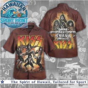 KISS Rock Band Dare Underestimate A Nana Who Loves KISS Hawaiian Shirt