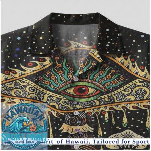 Magic Mushroom Third Eye Galaxy Psychedelic Tropical Hawaiian Shirt