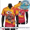Kansas City Chiefs Flamingo Tropical Sunset Hawaiian Shirt Kansas City Chiefs Flamingo Tropical Sunset Hawaiian Shirt