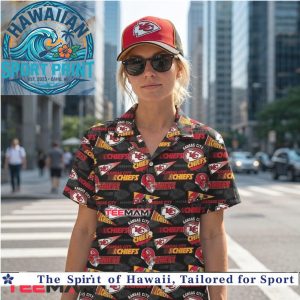 Kansas City Chiefs Logo Pattern Fan Apparel Hawaiian Shirt
