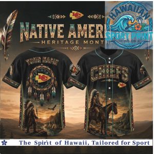 Kansas City Chiefs Native American Heritage Month Baseball Jersey