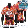 Kansas City Chiefs Logo Pattern Fan Apparel Hawaiian Shirt Kansas City Chiefs Logo Pattern Fan Apparel Hawaiian Shirt