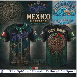 Kansas City Royals Mexico Heritage Aztec Dragon Baseball Jersey