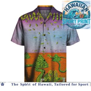 King Crimson Lizard Prog Rock Album Artwork Hawaiian Shirt