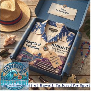 Knights Of Columbus Too Old To Care Summer Vacation Hawaiian Shirt
