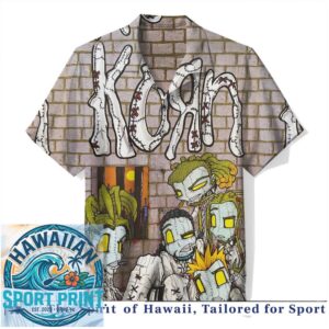 Korn Band Street Art Graffiti Rock Music Hawaiian Shirt