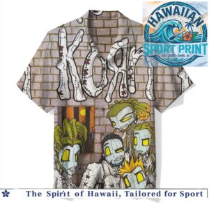 Korn Band Street Art Graffiti Rock Music Hawaiian Shirt