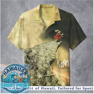 Korn Follow The Leader Rock Band Hopscotch Artwork Hawaiian Shirt