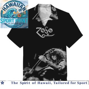 Led Zeppelin Guitar Legend Classic Rock Music Fan Hawaiian Shirt