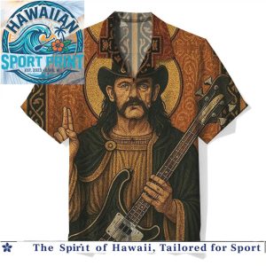 Lemmy Kilmister Motorhead Rock Legend Graphic Hawaiian Shirt