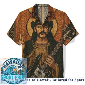 Lemmy Kilmister Motorhead Rock Legend Graphic Hawaiian Shirt
