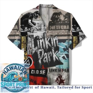 Linkin Park Hybrid Theory Nu Metal Rock Band Hawaiian Shirt