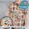 Super Mario Princess Peach Yoshi Retro Gaming Pastel Hawaiian Shirt Super Mario Princess Peach Yoshi Retro Gaming Pastel Hawaiian Shirt