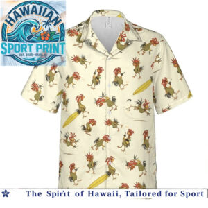 Looney Tunes Yosemite Sam Surfing Tropical Summer Hawaiian Shirt