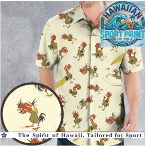 Looney Tunes Yosemite Sam Surfing Tropical Summer Hawaiian Shirt