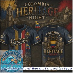 Los Angeles Dodgers Colombia Heritage Night Baseball Jersey