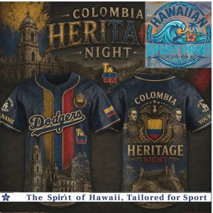 Los Angeles Dodgers Colombia Heritage Night Baseball Jersey
