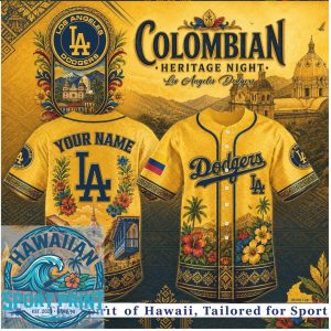 Los Angeles Dodgers Colombian Heritage Night Baseball Jersey