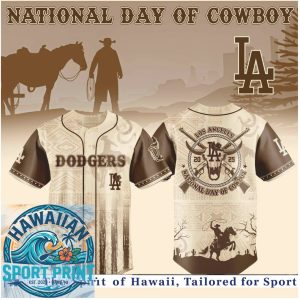 Los Angeles Dodgers National Day Of Cowboy Baseball Jersey
