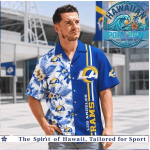 Los Angeles Rams Football Tropical Summer Hawaiian Shirt Aloha