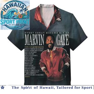 Marvin Gaye Legendary Soul Motown Music Hawaiian Shirt