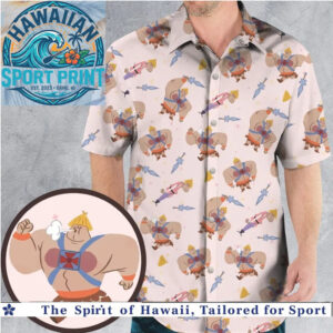Masters of the Universe He Man Cartoon Retro Tropical Hawaiian Shirt