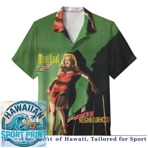 Meat Loaf Bat Out Of Hell Rock Music Art Hawaiian Shirt