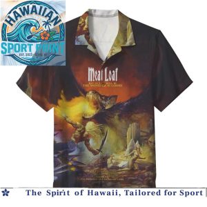 Meat Loaf Bat Out Of Hell Rock Music Art Hawaiian Shirt