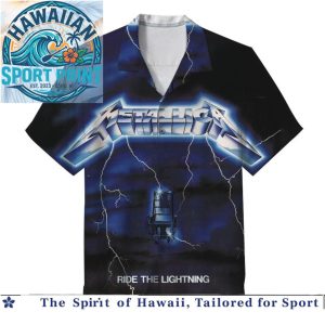 Metallica Heavy Metal Band Album Covers Hawaiian Shirt