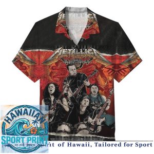 Metallica Ride The Lightning Heavy Metal Hawaiian Shirt