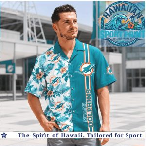 Miami Dolphins Football Tropical Summer Hawaiian Shirt Aloha