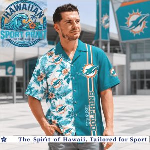 Miami Dolphins Football Tropical Summer Hawaiian Shirt Aloha