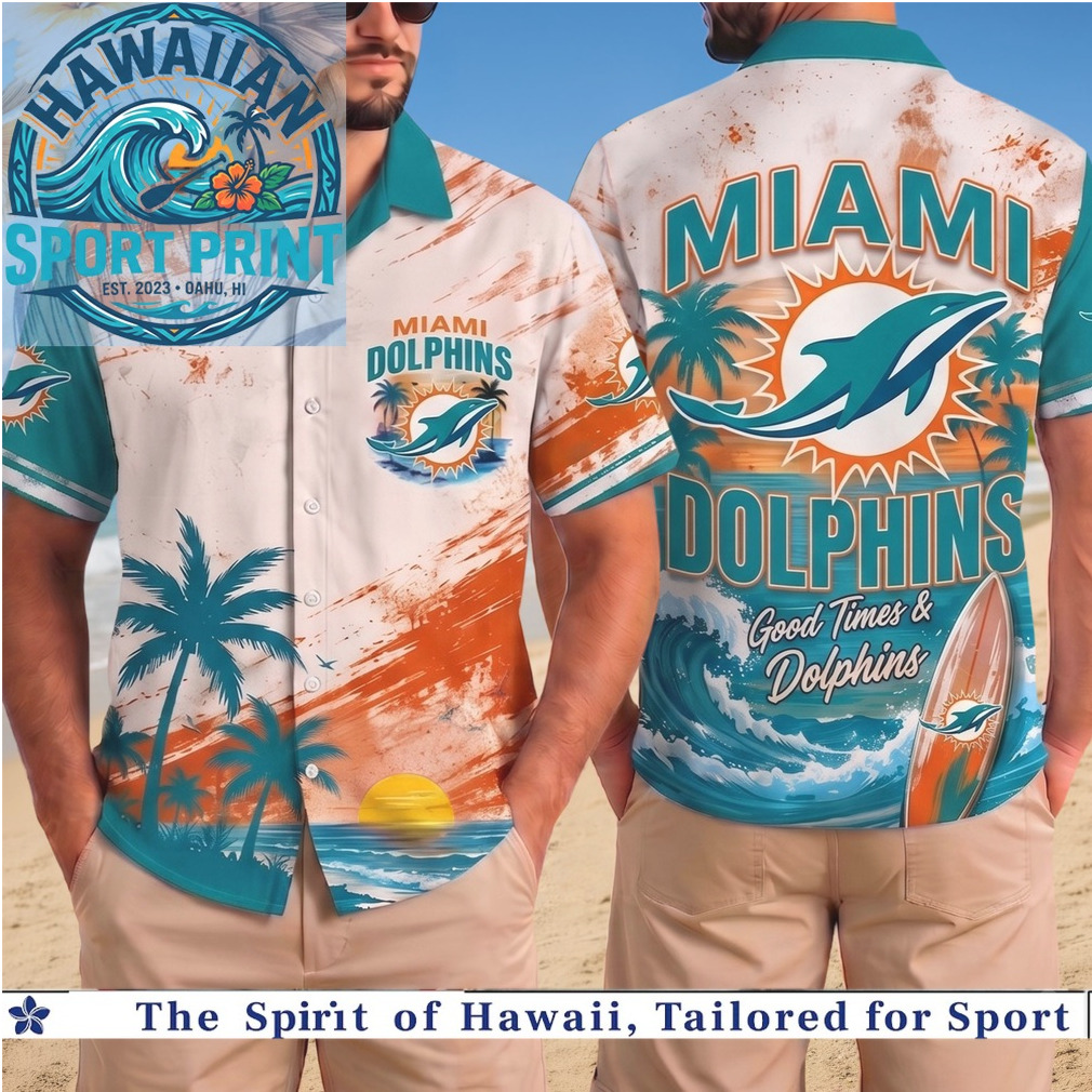 Miami Dolphins NFL Tropical Summer Hawaiian Shirt Beach Aloha Sport Wear Miami Dolphins NFL Tropical Summer Hawaiian Shirt Beach Aloha Sport Wear