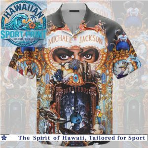 Michael Jackson Dangerous Album Art Music Legend Tropical Hawaiian Shirt