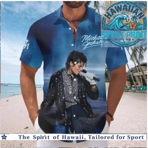 Michael Jackson King Of Pop Moonwalk World Tour Music Hawaiian Shirt Beach