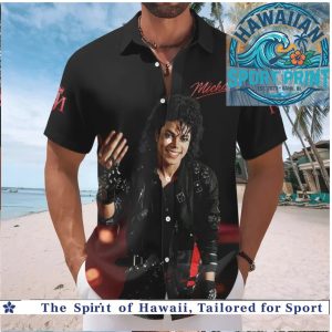 Michael Jackson King Of Pop Vintage Legend Music Hawaiian Shirt Beach Aloha