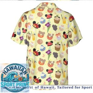 Mickey Mouse Ears Sweet Treats Ice Cream Disney Style Hawaiian Shirt