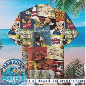Mickey Mouse Vintage Detective Comic Newspaper Shirt