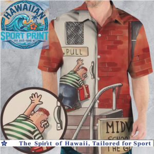 Midvale School Vintage Comic Character Hawaiian Shirt