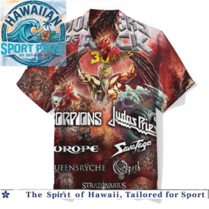 Monsters Of Rock Heavy Metal Festival Hawaiian Shirt