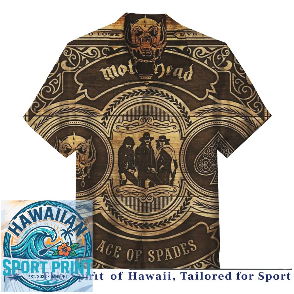 Motorhead Ace Of Spades Heavy Metal Vintage Western Hawaiian Shirt Motorhead Ace Of Spades Heavy Metal Vintage Western Hawaiian Shirt
