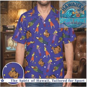Mystery Solving Gang Cartoon Characters Retro Hawaiian Shirt