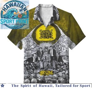 Napalm Death Heavy Metal Band Graphic Hawaiian Shirt