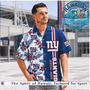 New York Giants Football Tropical Summer Hawaiian Shirt Aloha