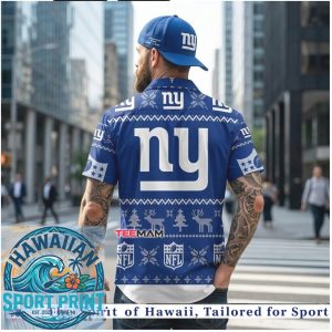 New York Giants Winter Ugly Sweater Holiday Pattern Hawaiian Shirt